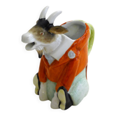 Petit pichet verseuse Chèvre en porcelaine allemande 1920'