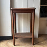 Art Deco bedside table in solid wood