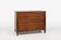 Antique hand crafted en carved chest of drawers in oak, ca. 1800