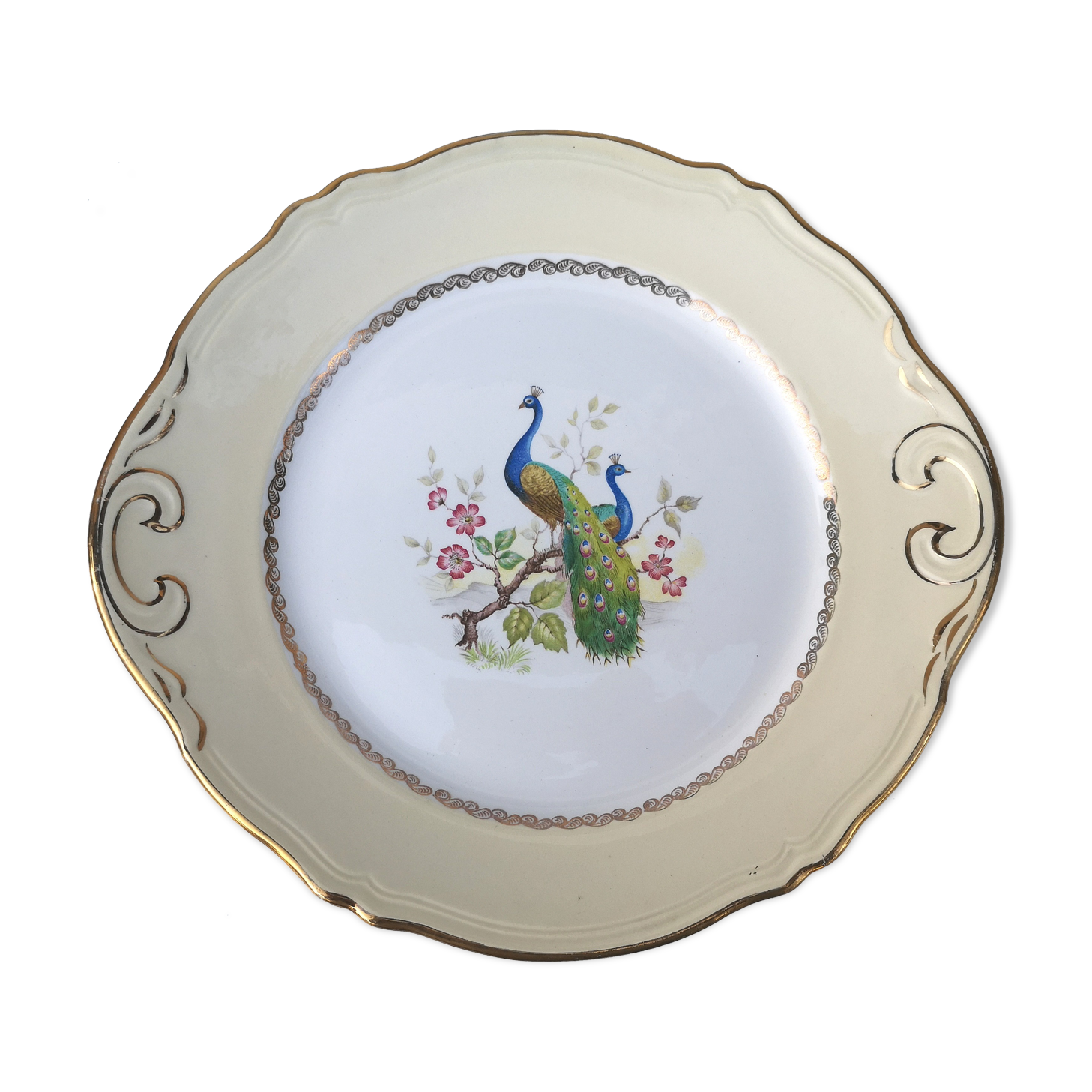 Cake dish model "Peacocks"