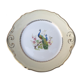 Plat à gâteau modèle "paons"