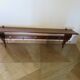 Wall shelf - coat rack - 7 hooks - oak stain - country style - cloakroom