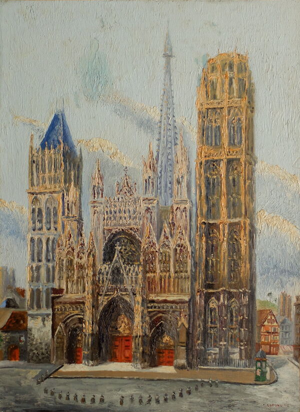 Bernard langrune (1889-1961) la cathédrale de rouen