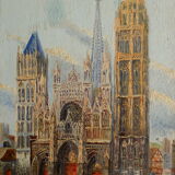 Bernard langrune (1889-1961) rouen cathedral