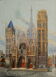 Bernard langrune (1889-1961) la cathédrale de rouen