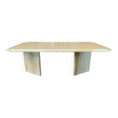 Travertine coffee table
