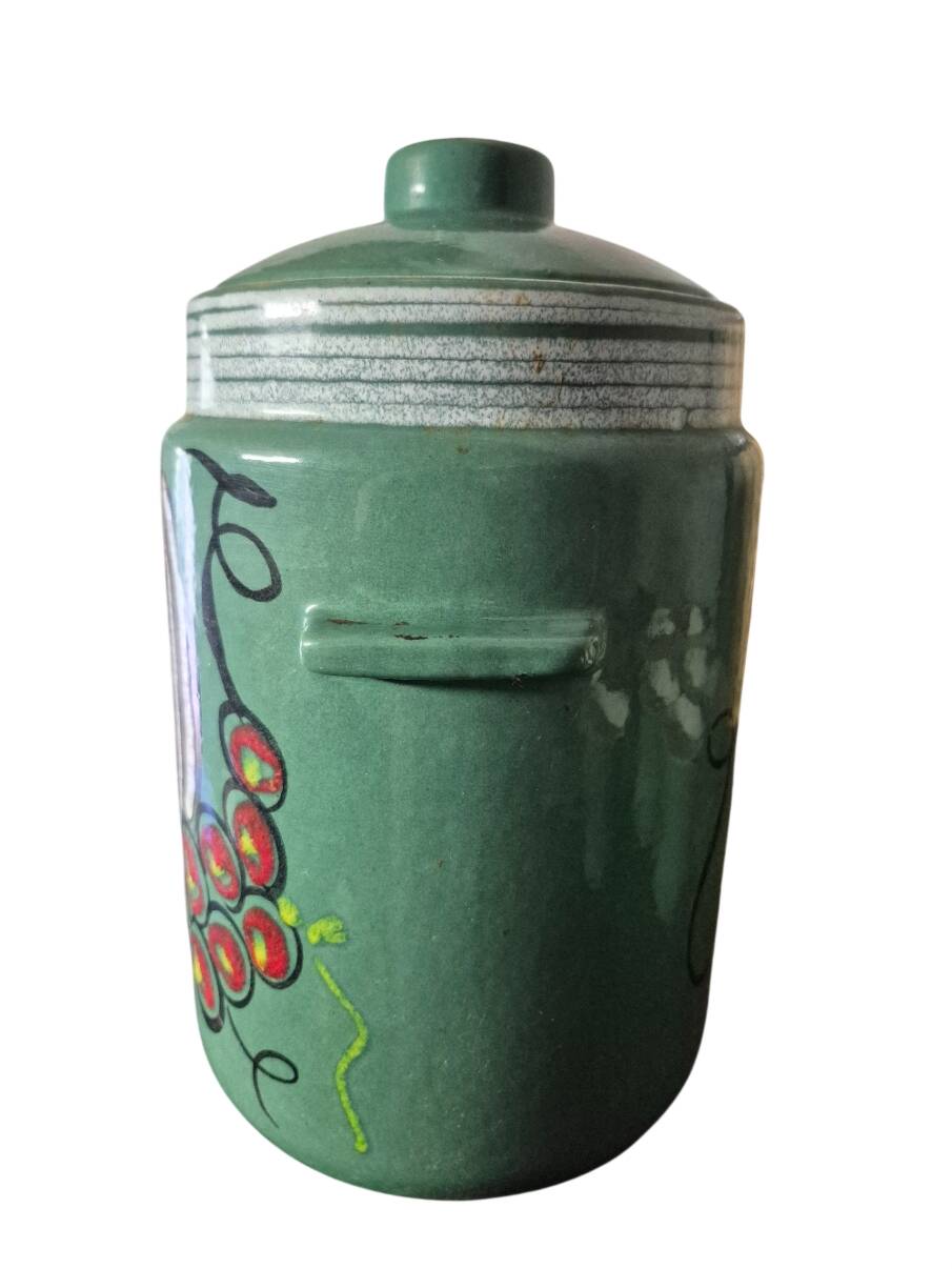 pot + enamelled ceramic sangria glasses