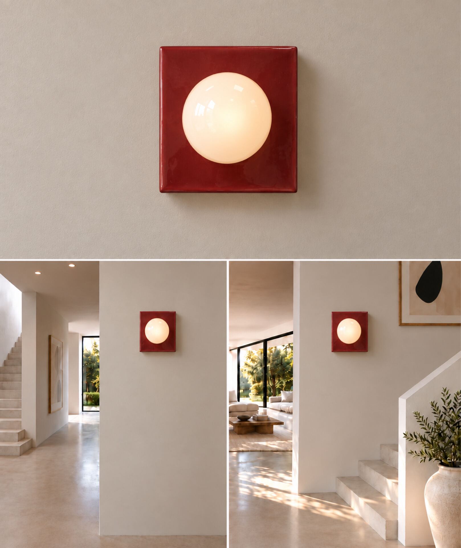 Ceramic wall lamp