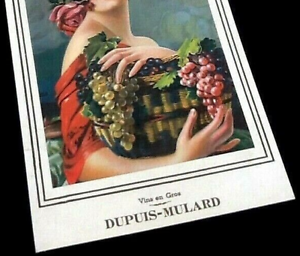 Poster / Old advertising on cardboard