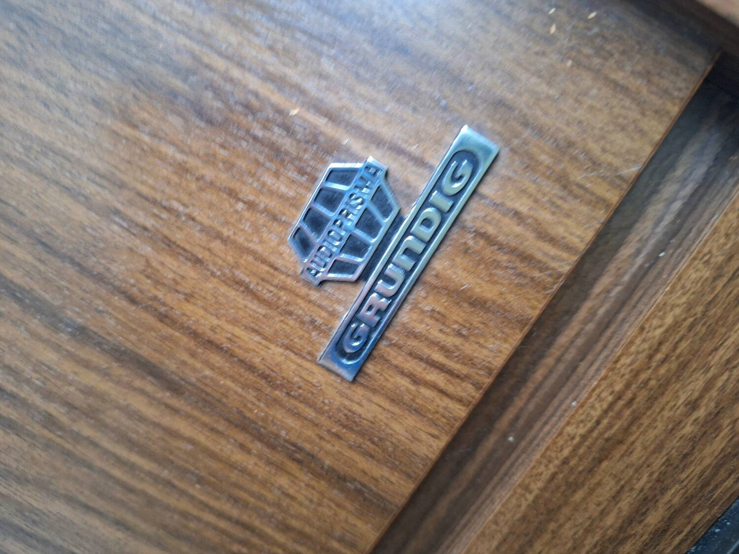 Vintage Grundig KS 851 turntable radio unit, hi-fi TV sideboard