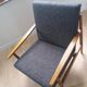 Fauteuil scandinave bleu