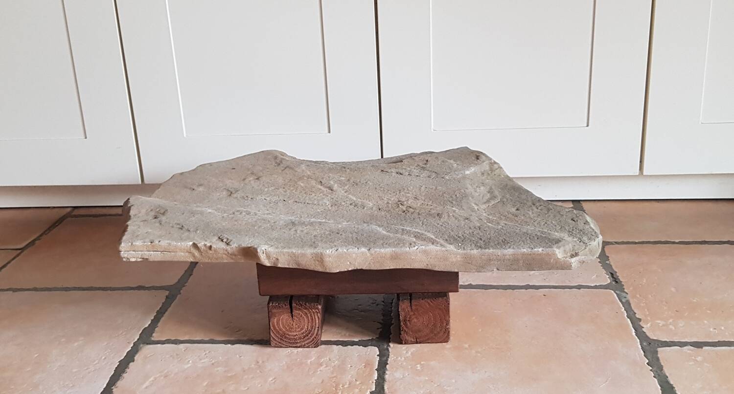 Natural stone coffee table