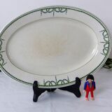 Oval serving dish