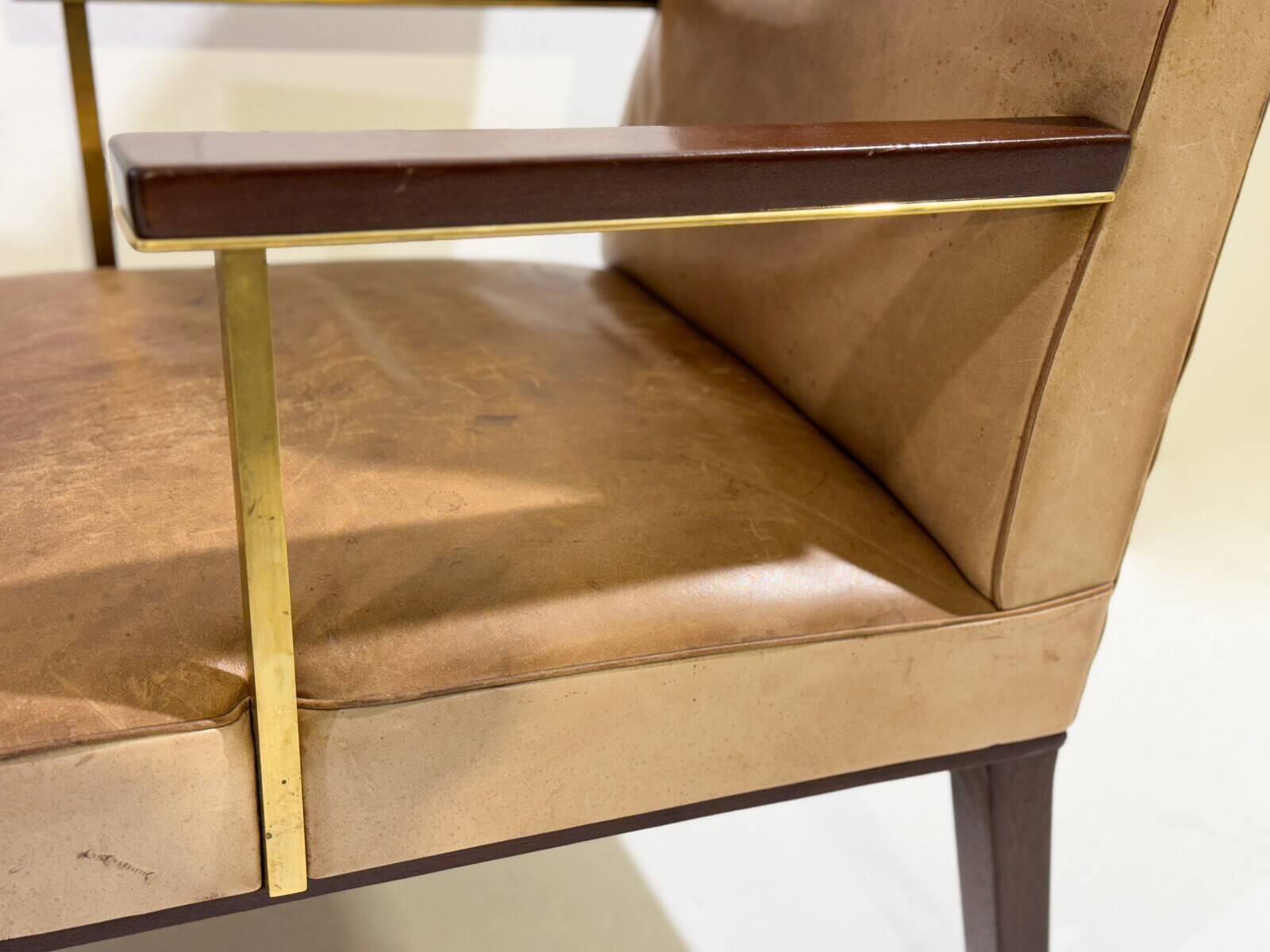 Paire de fauteuils modernes du milieu du siècle, vers 1950
