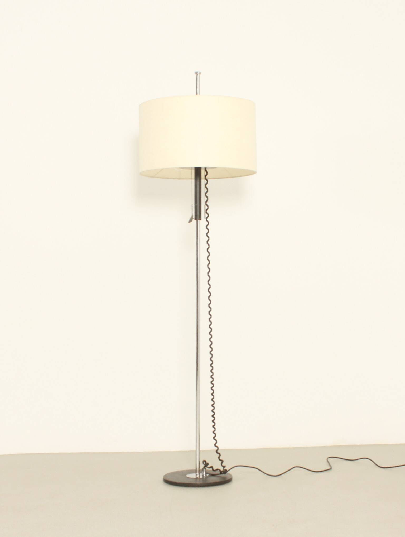 Floor lamp with adjustable shade, Spain, 1960s