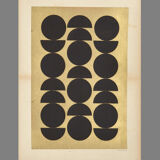 Collage on old paper • Suspension points • signed Eawy