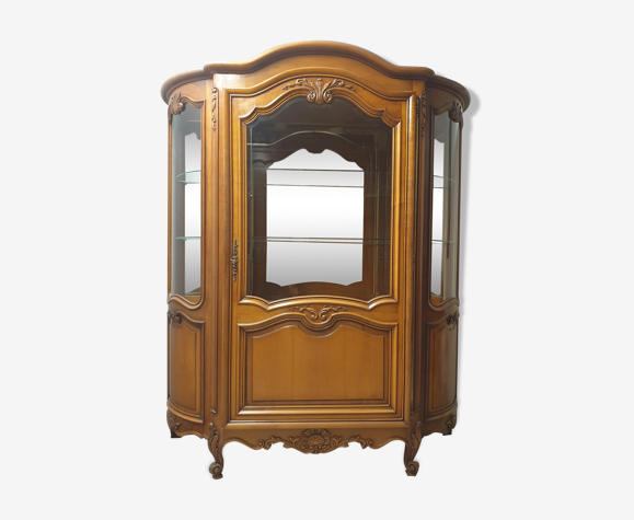 Argentier vitrine merisier