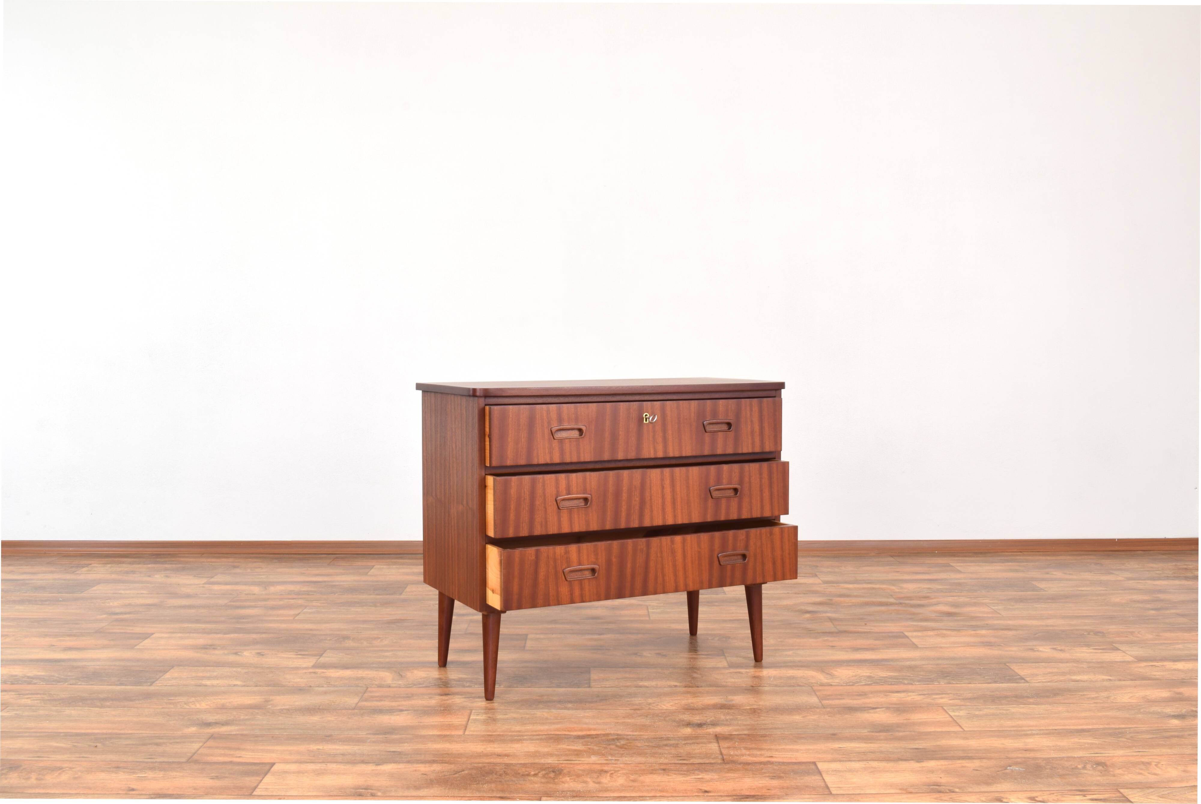 Mid-Century Danish Teak Chest of Drawers, 1960s.