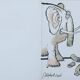 Lithograph greeting card by Renald Searle - 1981 -