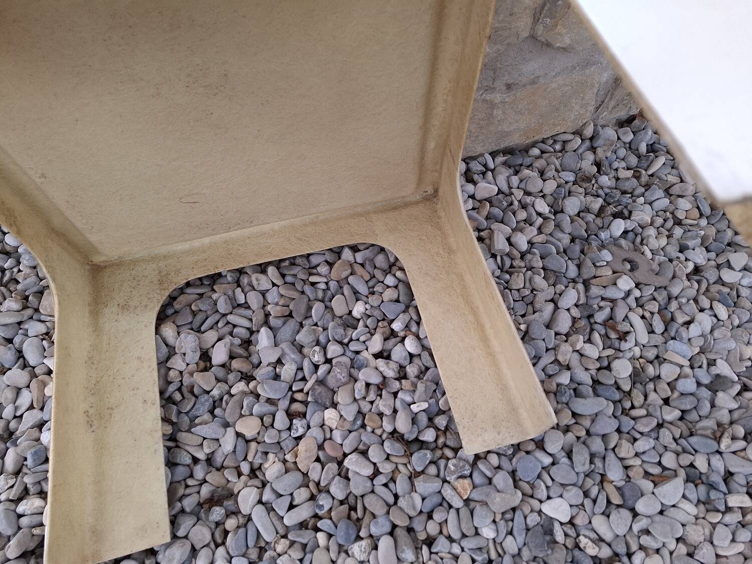 Vintage 70'S fiberglass coffee table