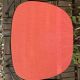 4 red Formica chairs with Eiffel legs, 1950s