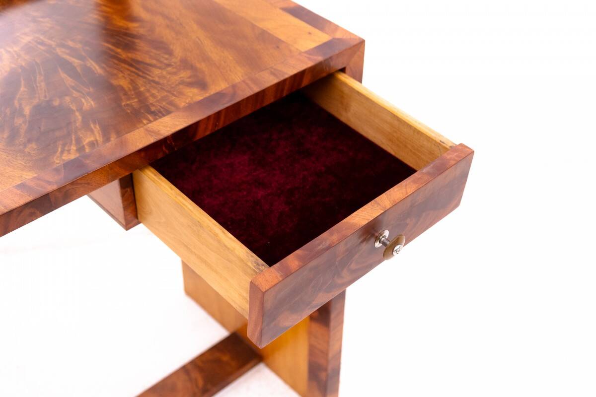 Art Deco Dressing Table and Chair, Poland, ca. 1950.