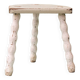 Tripod stool, twisted legs