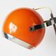 Vintage lamp orange years eyeball 70