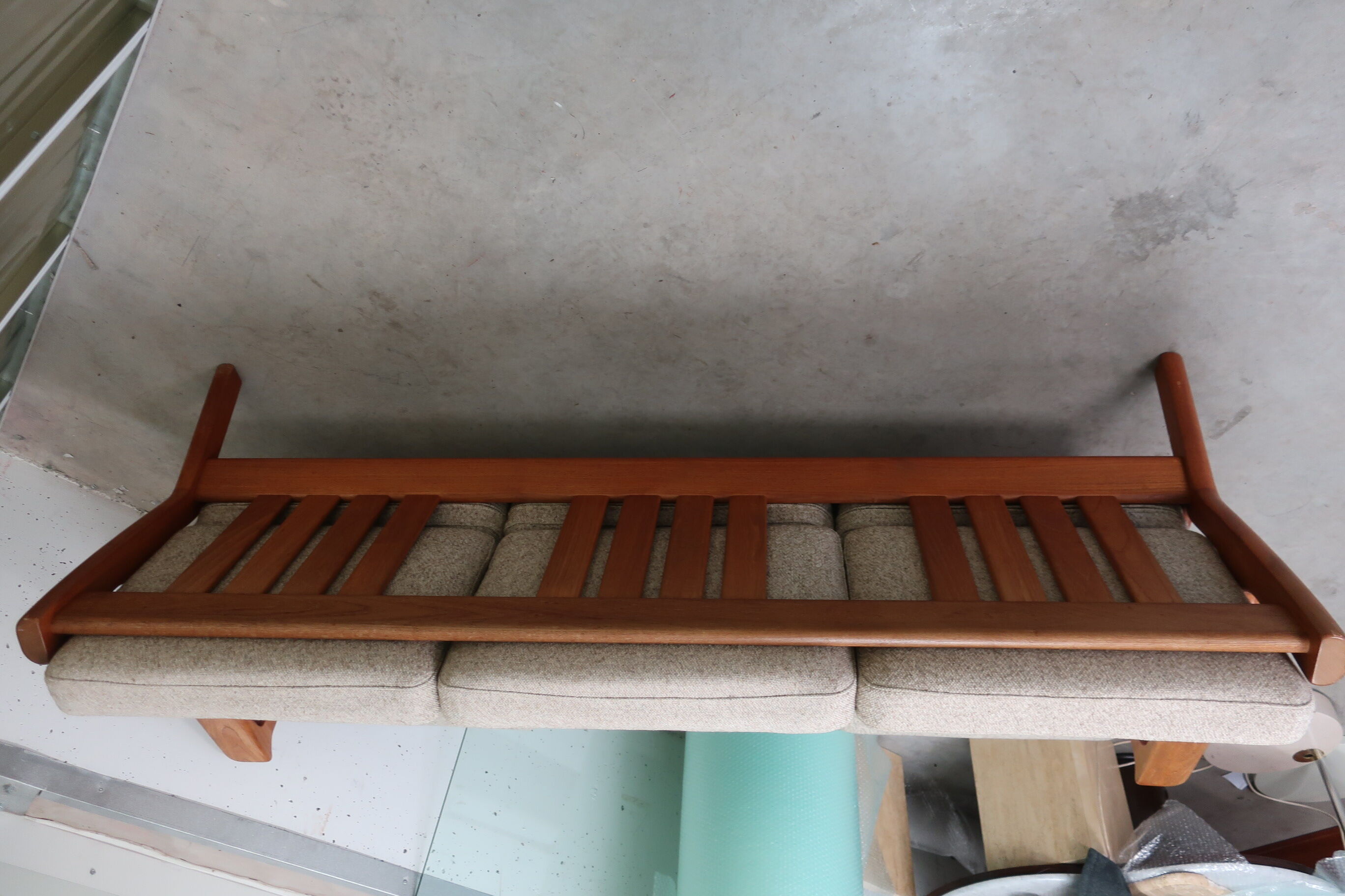 Scandinavian teak sofa from the 60s
