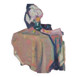 Philippe zysset (1889-1974) still life, flowers - old painting oil signed