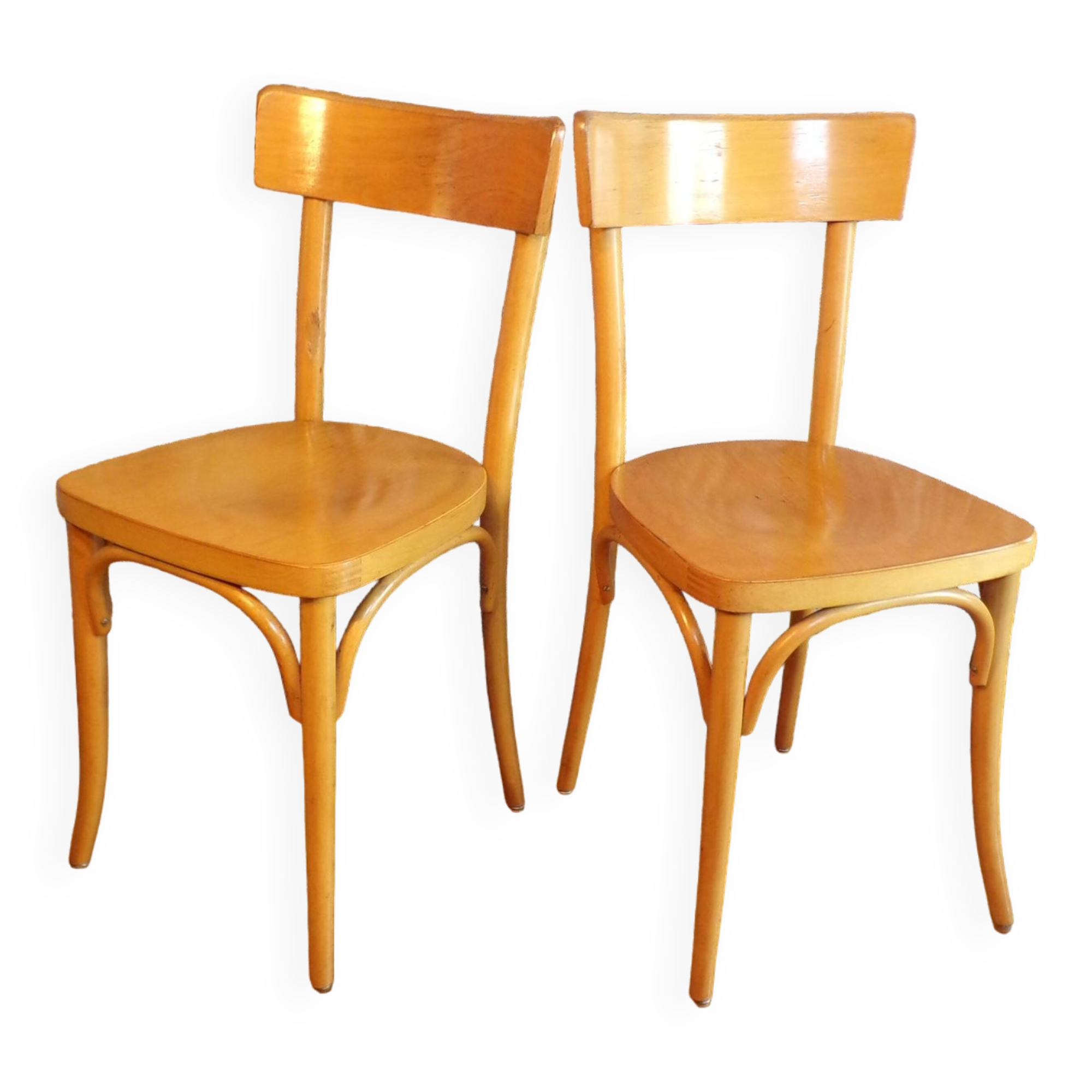 Pair of bistro chairs 1950