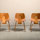 Charles and Ray Eames Early DCW Ash Plywood Dining Chairs for Herman Miller