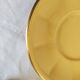 Apilco yellow chocolate cups and saucers, porcelain, Revol