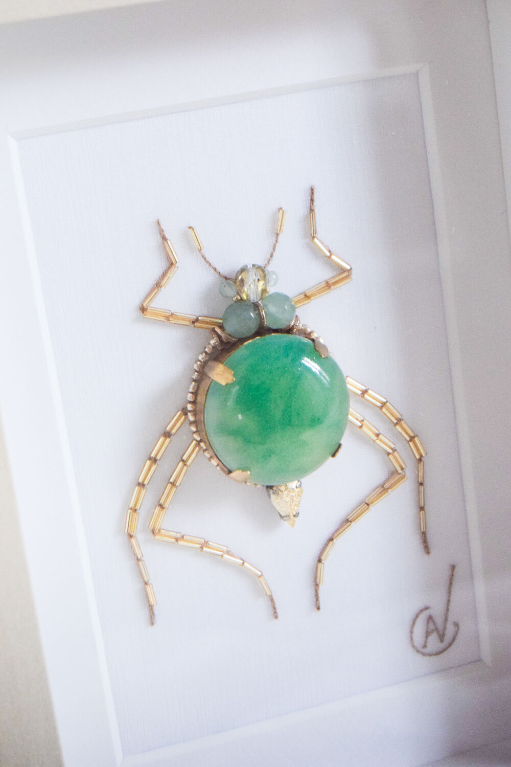 Haute couture embroidery - Scarabée