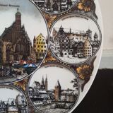 Plat décoratif Nurnberg R.Schaller en faience