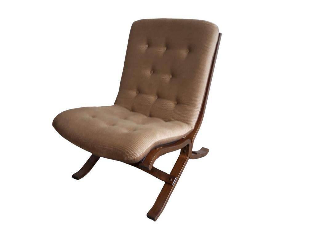 Single seat / club armchair / vintage westnofa style armchair