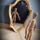 Mirror small pear 27x40cm