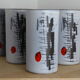 Set of 6 cups François Caleca Vallauris, ceramics