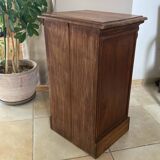 19th century solid wood bedside table