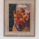 Huile sur toile suédoise – « Fleurs » par Karl Ragnar Johannesson