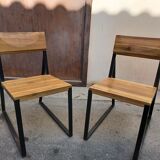 Pair of chairs industrial