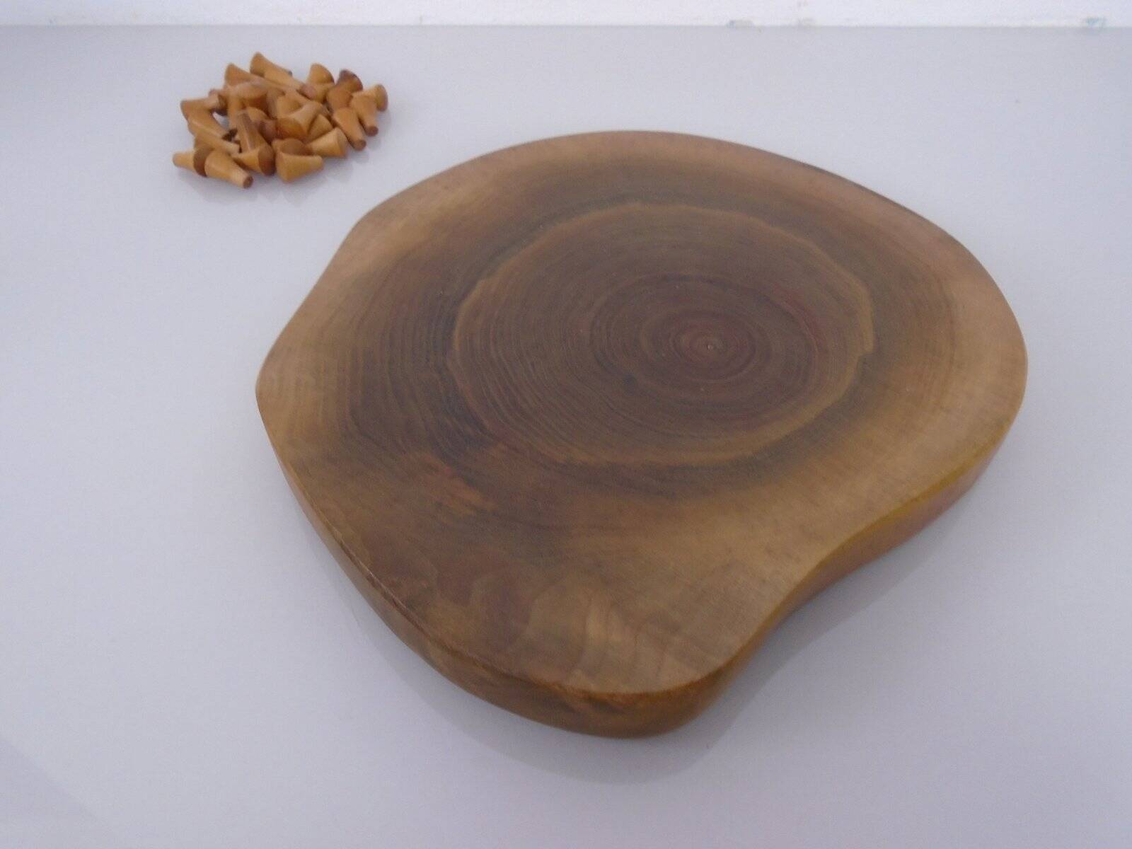 Handcrafted Wooden Solitaire Game, Germany, 1970s