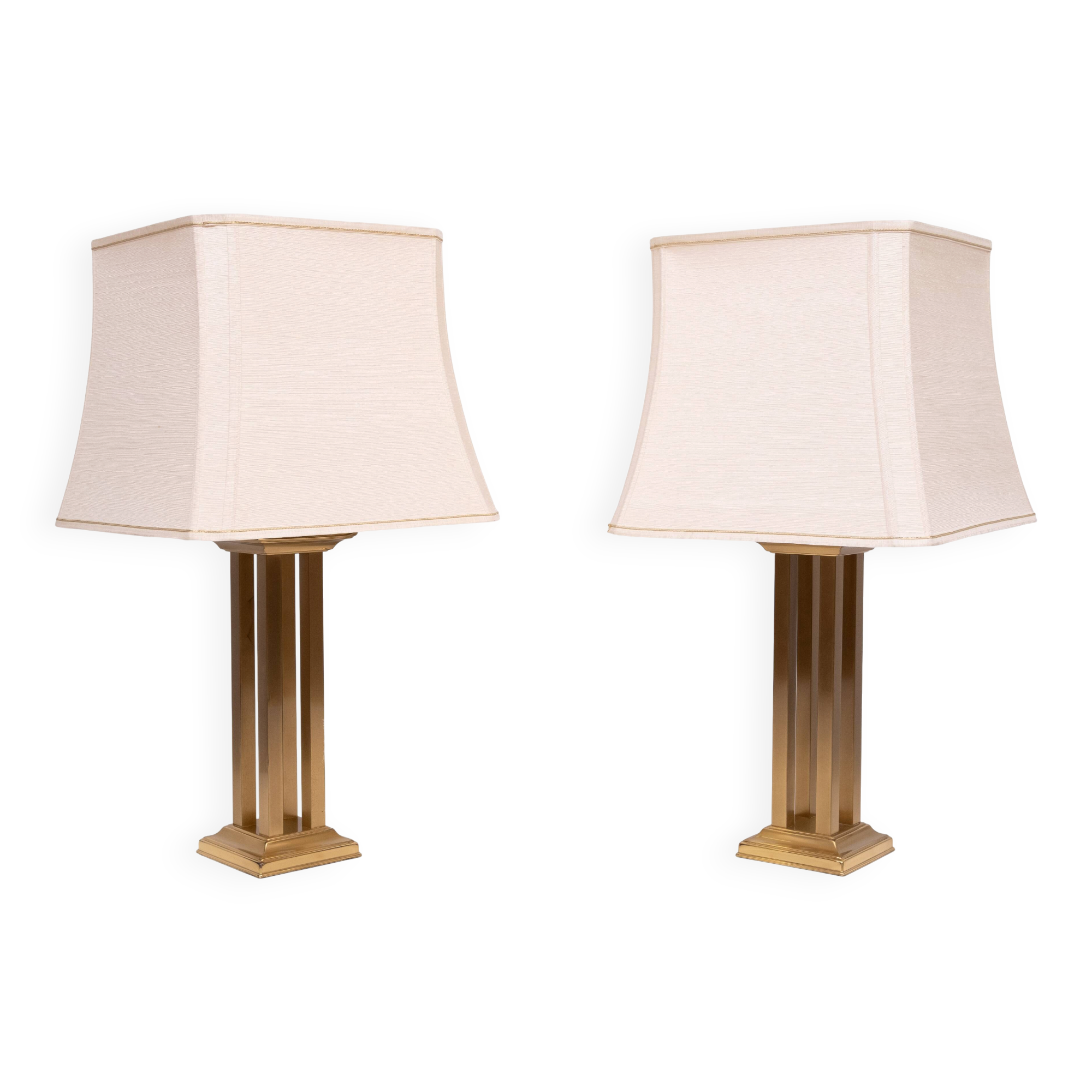 Form Leuchten Hollywood Brass Table lamps 1970s Germany