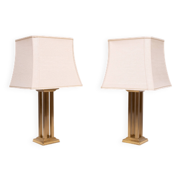 Form Leuchten Hollywood Brass Table lamps 1970s Germany
