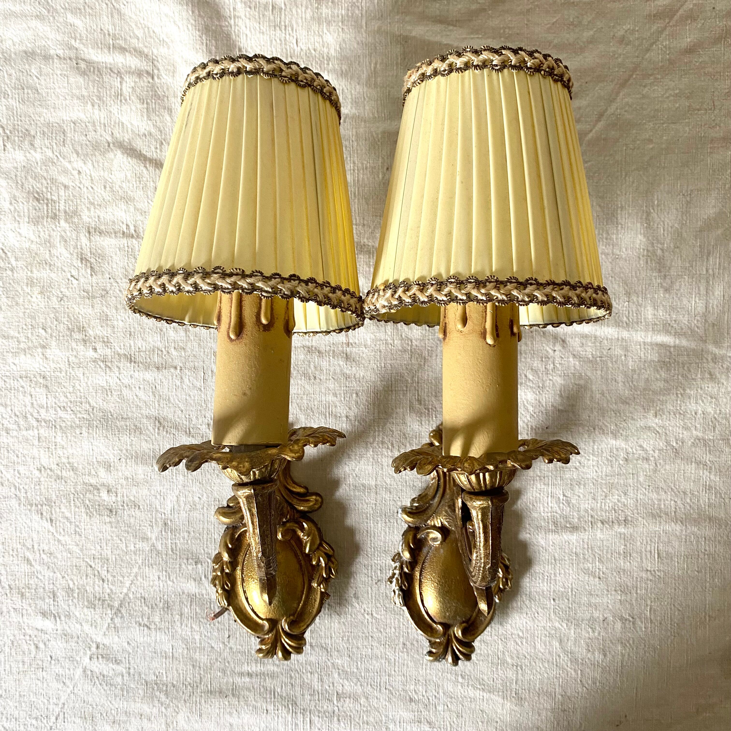 Pair of old sconces