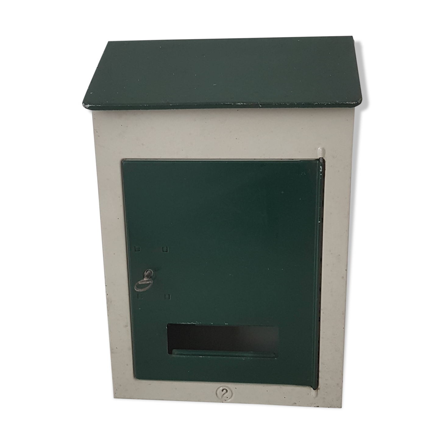 Vintage metal mailbox