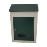 Vintage metal mailbox