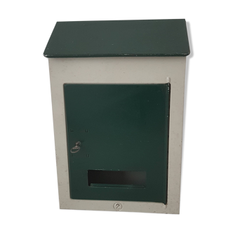 Vintage metal mailbox