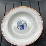 5 art deco hollow plates Boch la Louvière