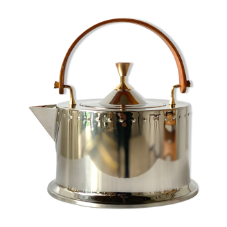 C. Jorgensen Scandinavian teak and stainless steel kettle for Bodum